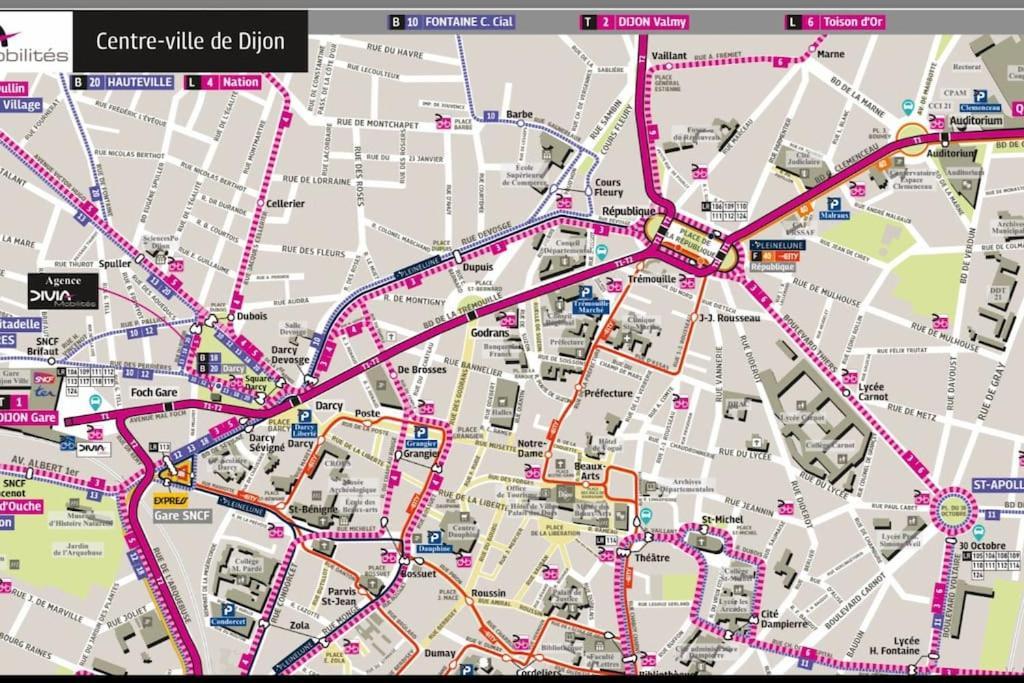 Apartmán Le Romantique I Hypercentre I Cocon & Republique Dijon Exteriér fotografie